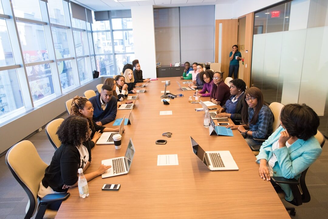 business meeting in office