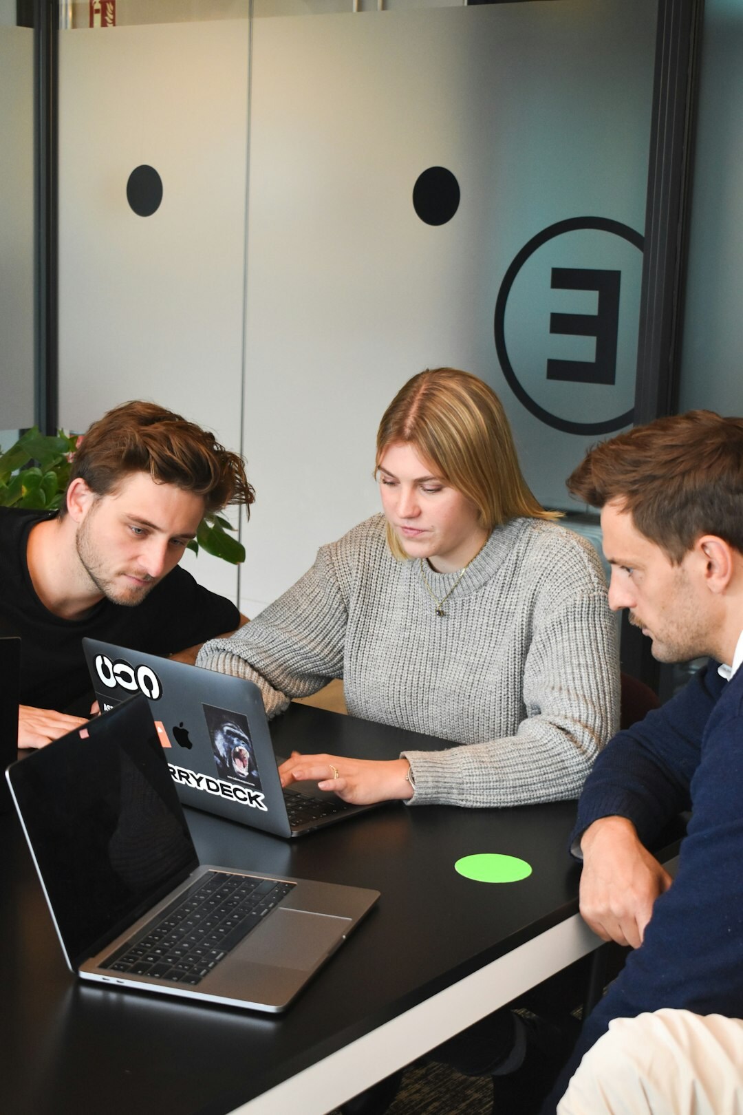 team collaboration in office